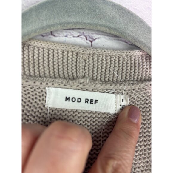 Mod Ref Womens Open Front Cardigan With Pockets Beige - Picture 4 of 10
